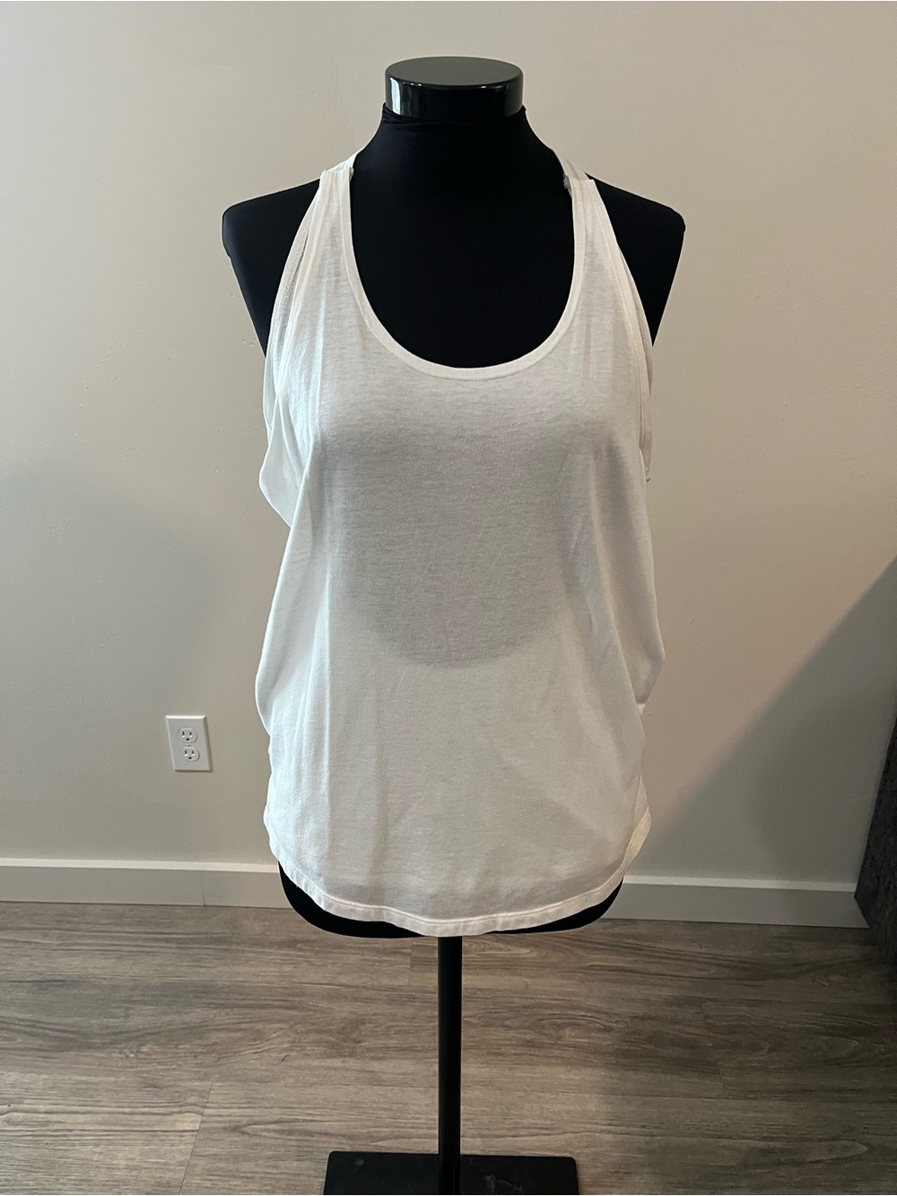 Fabletics White Workout Tank